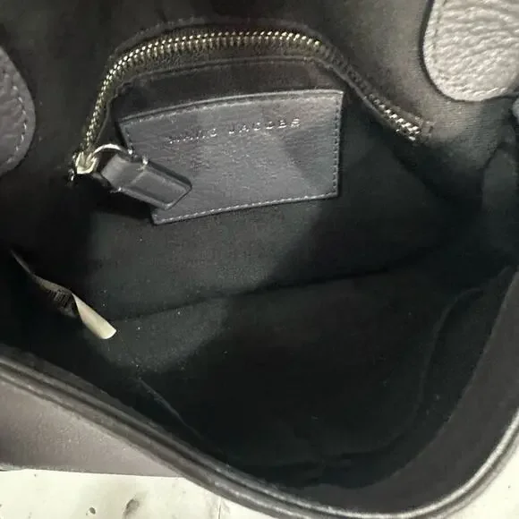 ★‎ EUC Marc Jacobs Recruit Nomad Saddle Gray Crossbody Bag - Picture 12 of 13